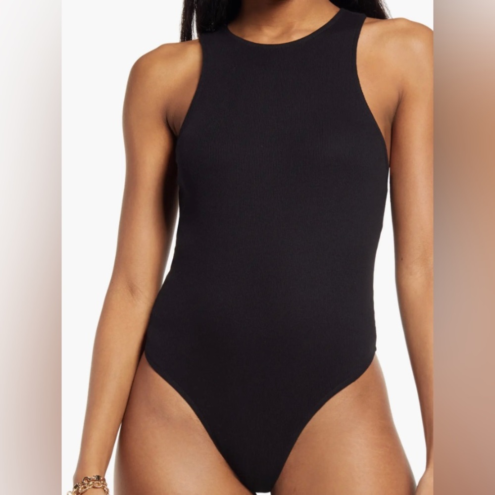 Crewneck Ribbed Bodysuit